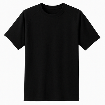 Standard Cotton Black T-Shirt