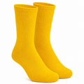 Plush Terry Cotton Yellow Calf Socks 2 Pairs