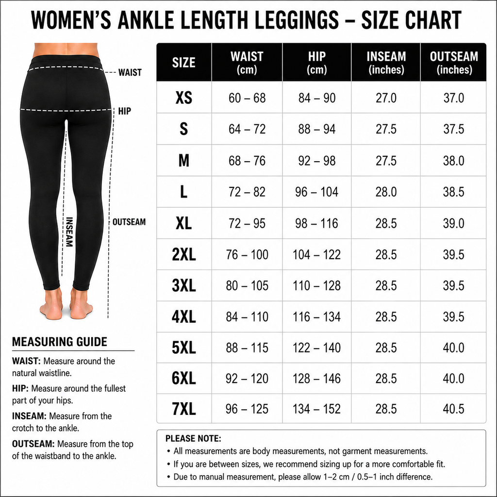 Black Ankle Cotton Leggings With Drawstring