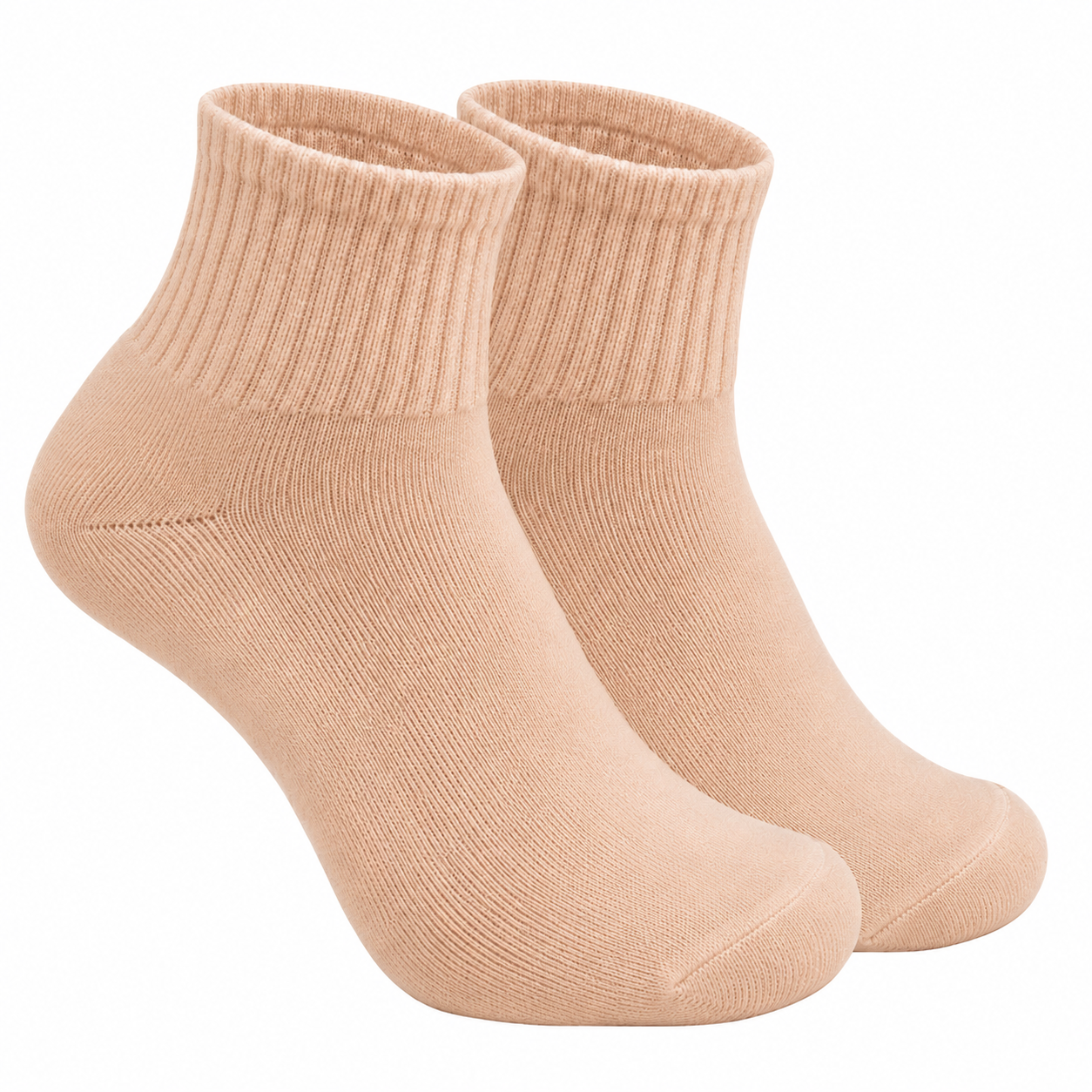 Skin Ankle Length Pure Cotton Socks 4 Pairs