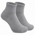 Grey Ankle Length Pure Cotton Socks 4 Pairs