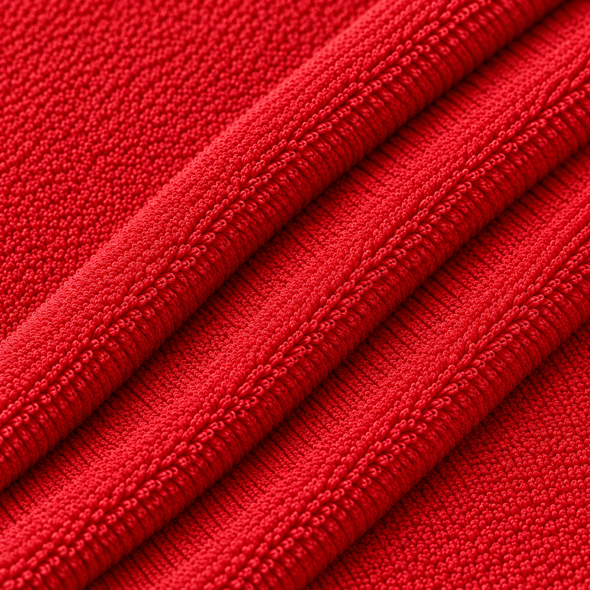 Terry Cotton Ankle Length Red Socks