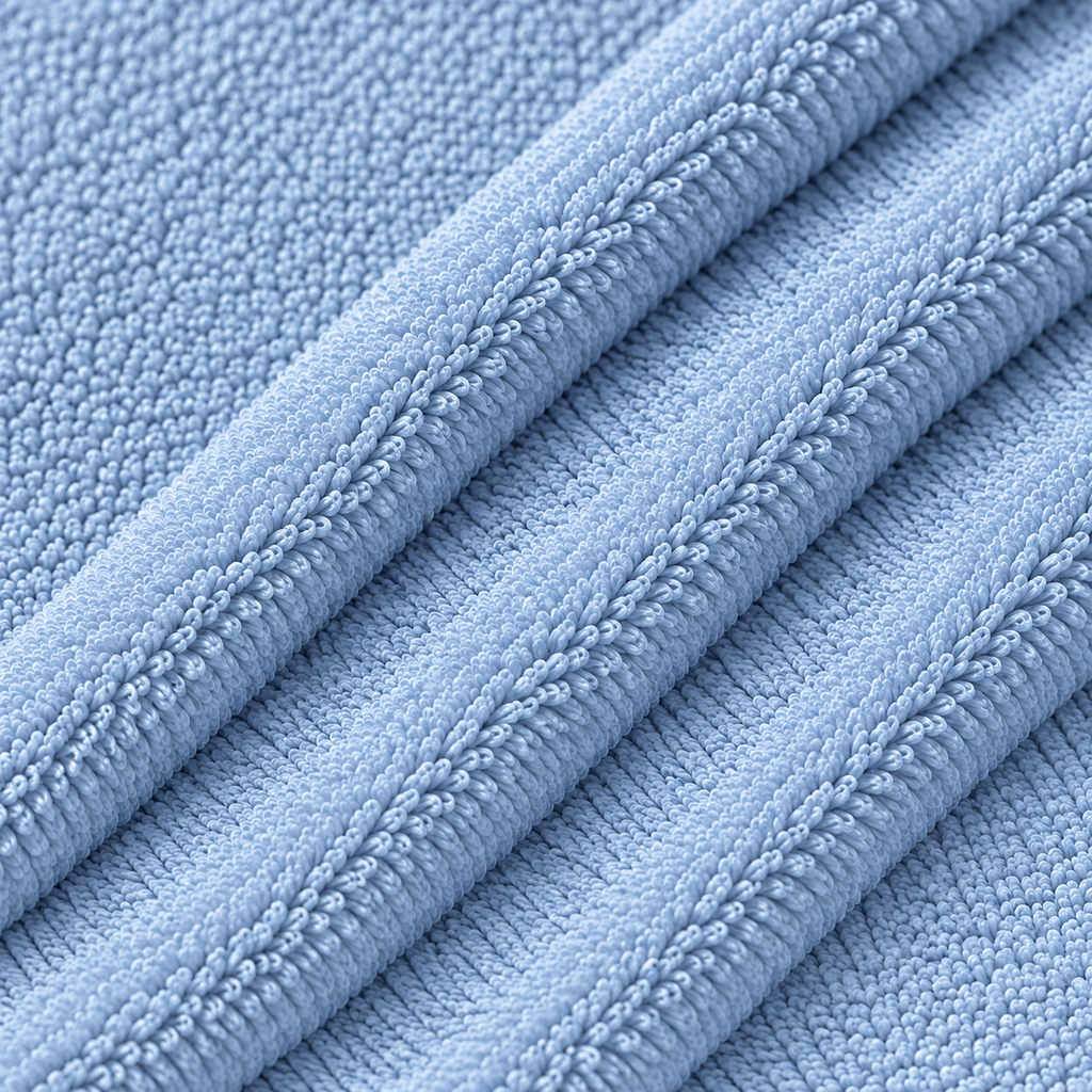 Terry Cotton Ankle Length Faded Blue Socks
