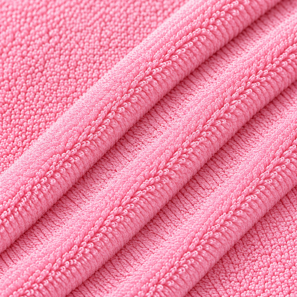 Terry Cotton Ankle Length Pink Socks