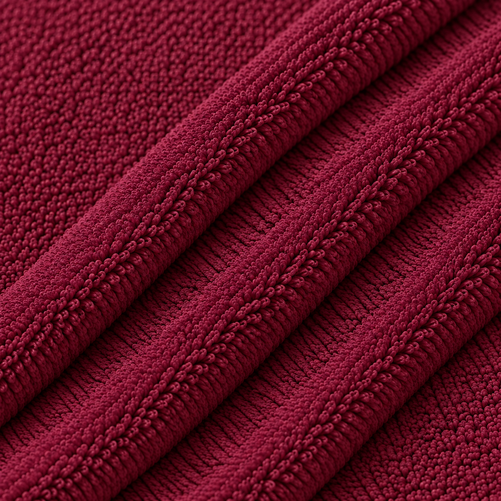 Terry Cotton Ankle Length Wine Red Socks