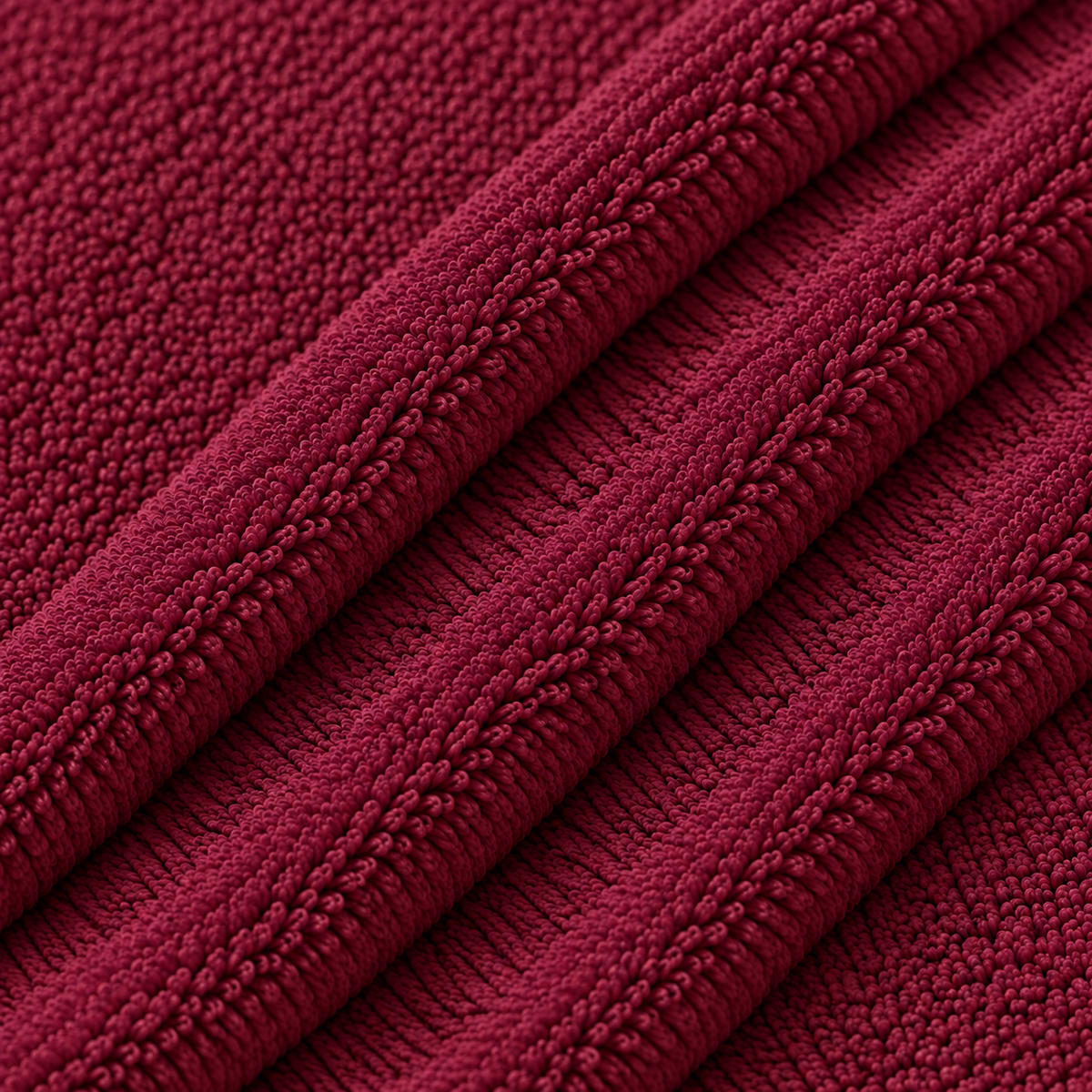 Terry Cotton Ankle Length Wine Red Socks