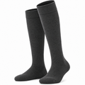Stretch Fit Knee Length Light Black Long Socks