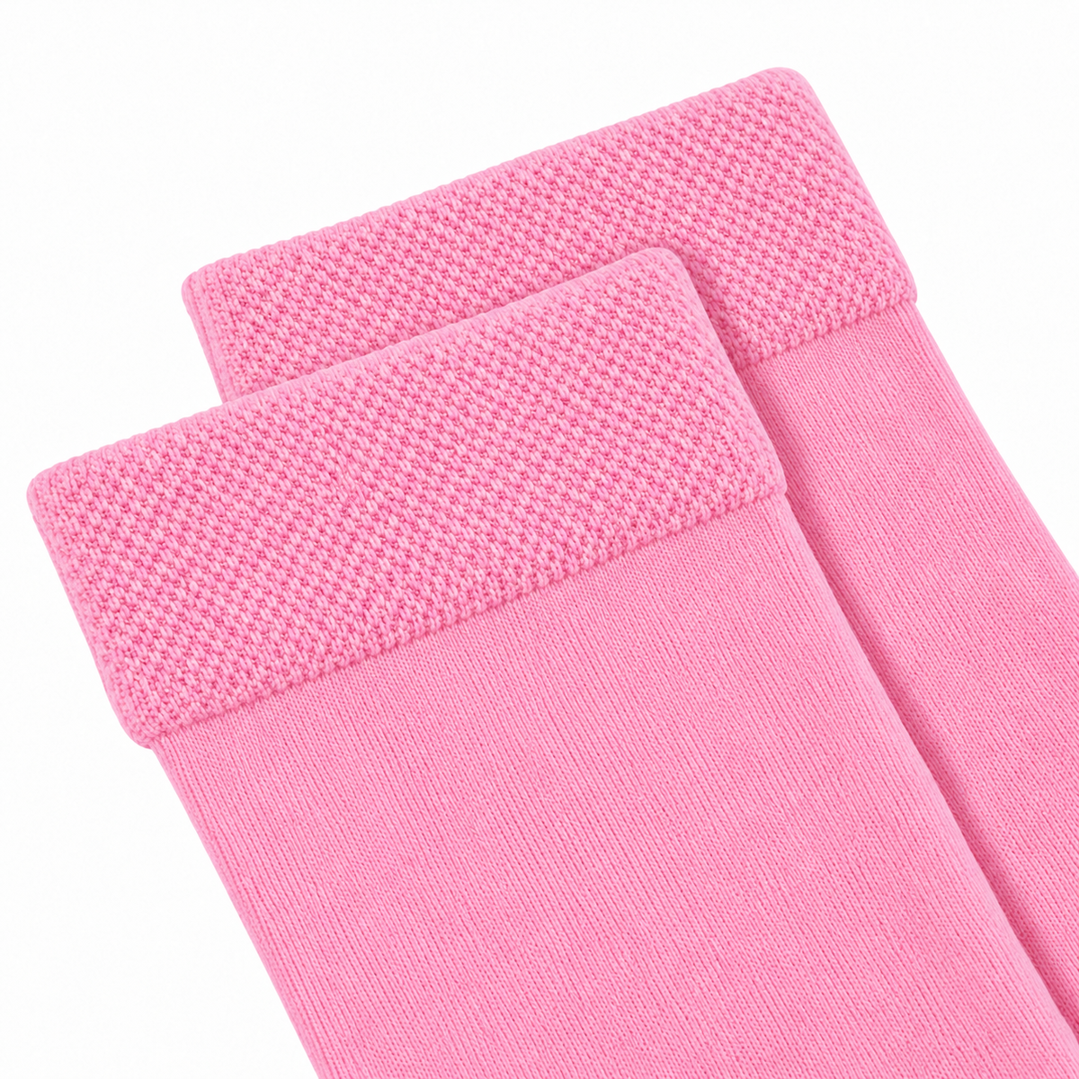 Stretch Fit Knee Length Pink Long Socks