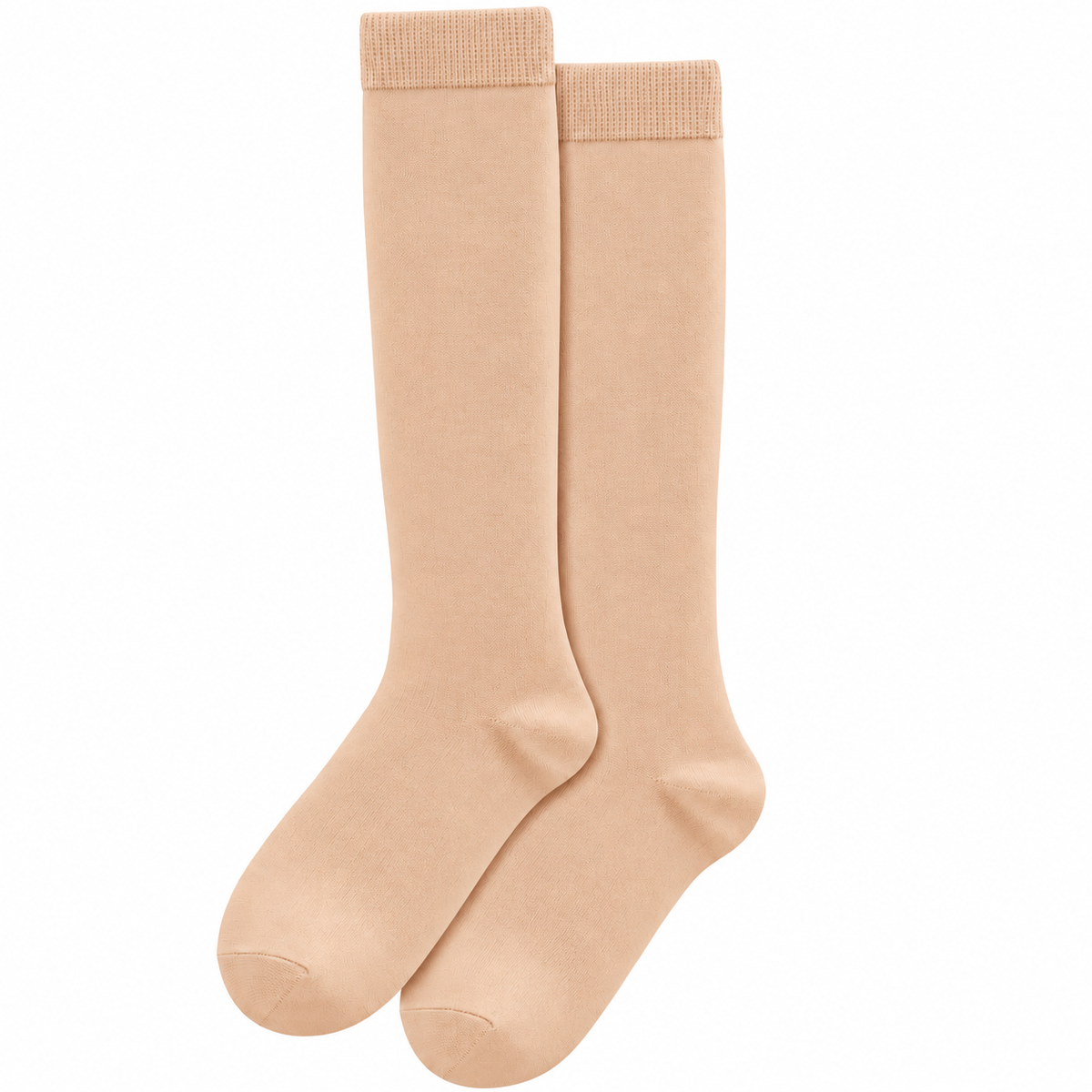 Stretch Fit Knee Length Skin Long Socks