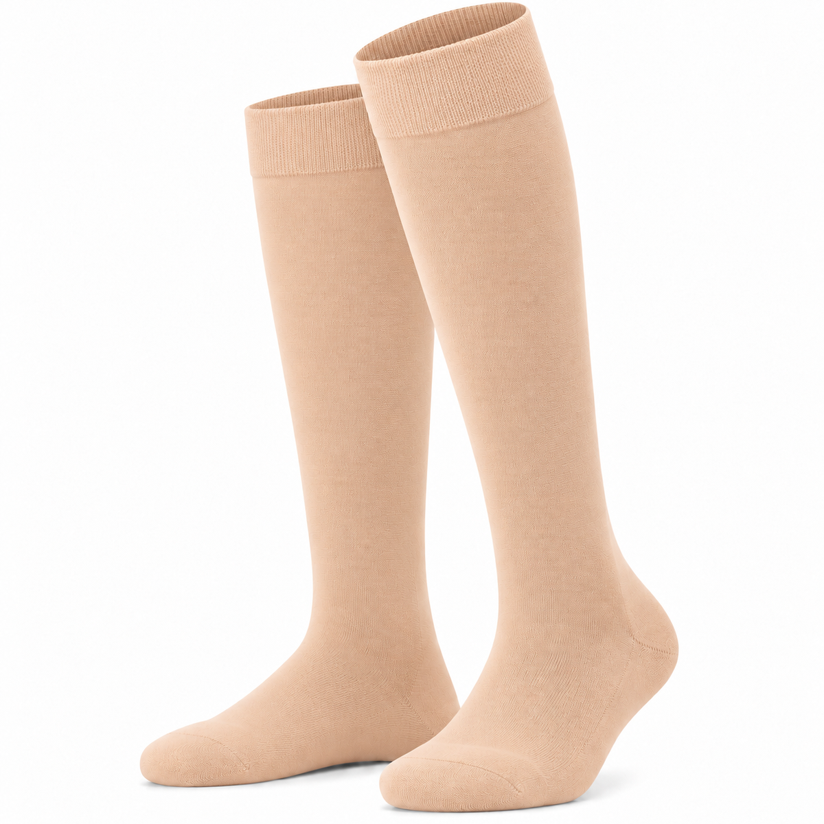 Stretch Fit Knee Length Skin Long Socks