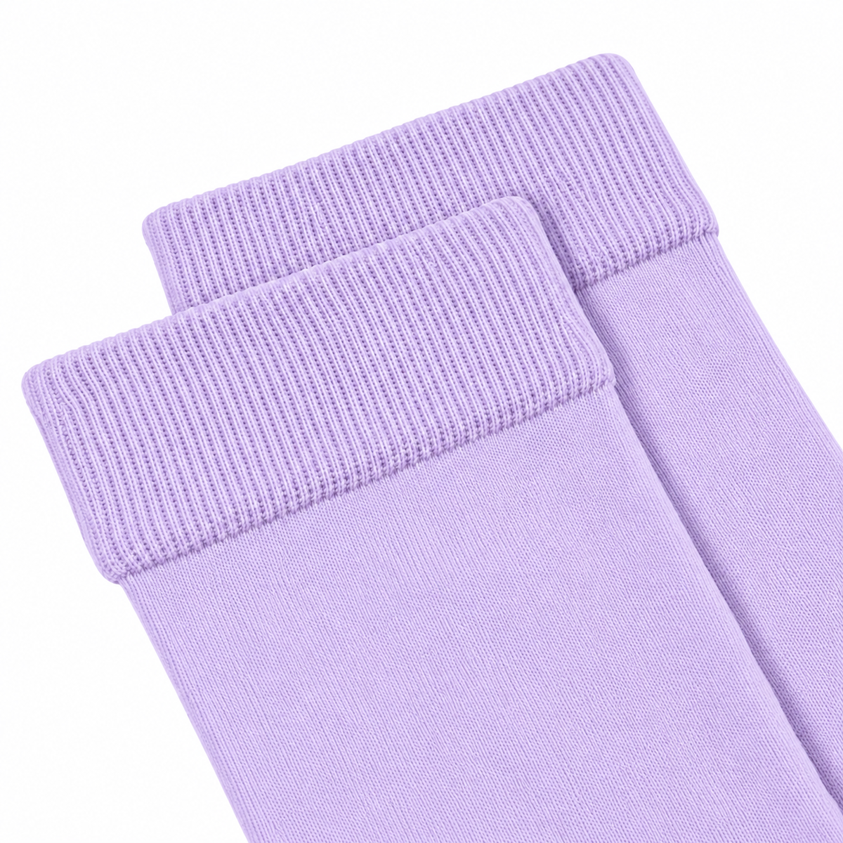 Stretch Fit Knee Length Lavender Long Socks