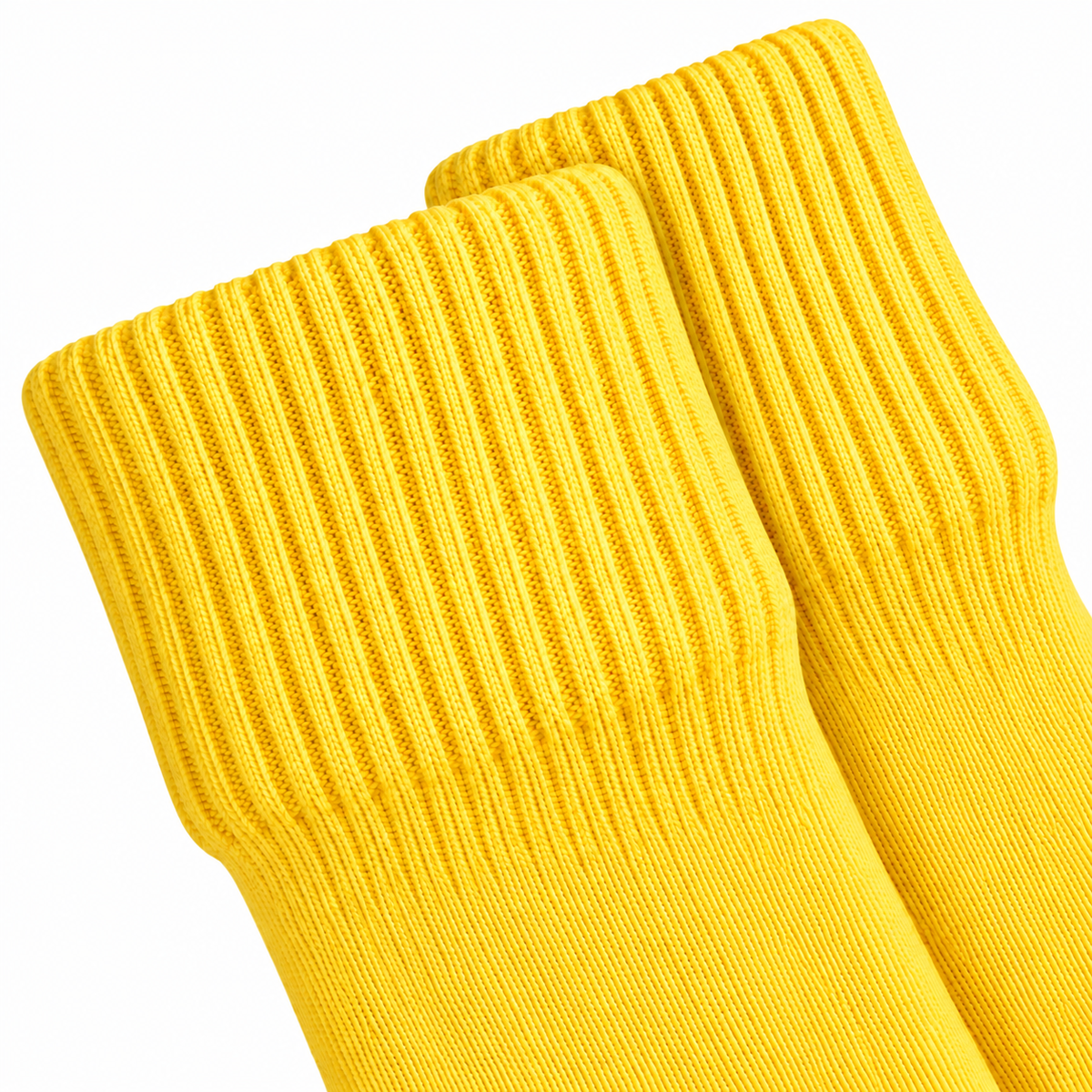 Terry Cotton Knee Length Yellow Long Socks