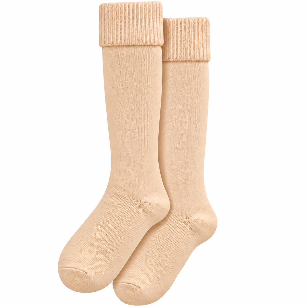 Terry Cotton Knee Length Skin Long Socks
