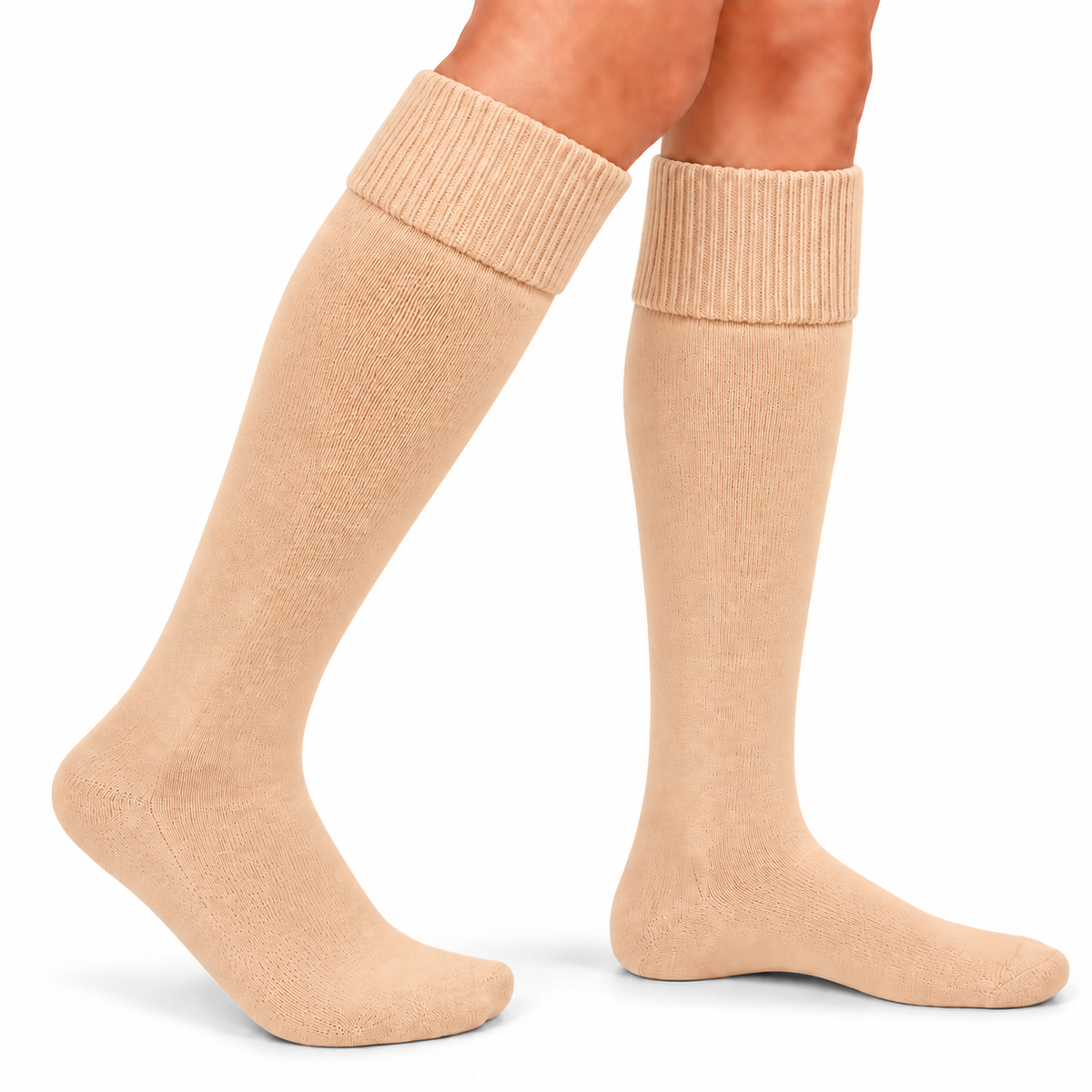 Terry Cotton Knee Length Skin Long Socks