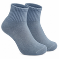 Faded Blue Ankle Length Pure Cotton Socks 4 Pairs
