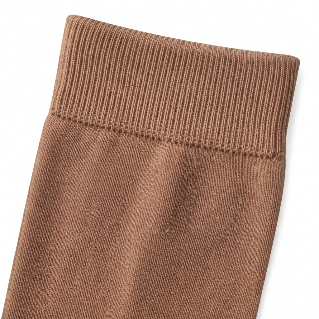 Stretch Fit Ankle Length Plain Skin Socks