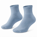 Terry Cotton Ankle Length Faded Blue Socks