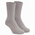 Grey Calf Length Pure Cotton Socks 4 Pairs