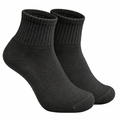 Light Black Ankle Length Pure Cotton Socks 4 Pairs
