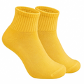 Yellow Ankle Length Pure Cotton Socks 4 Pairs