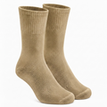 Khakhi Calf Cotton Socks Non Terry 4 Pairs