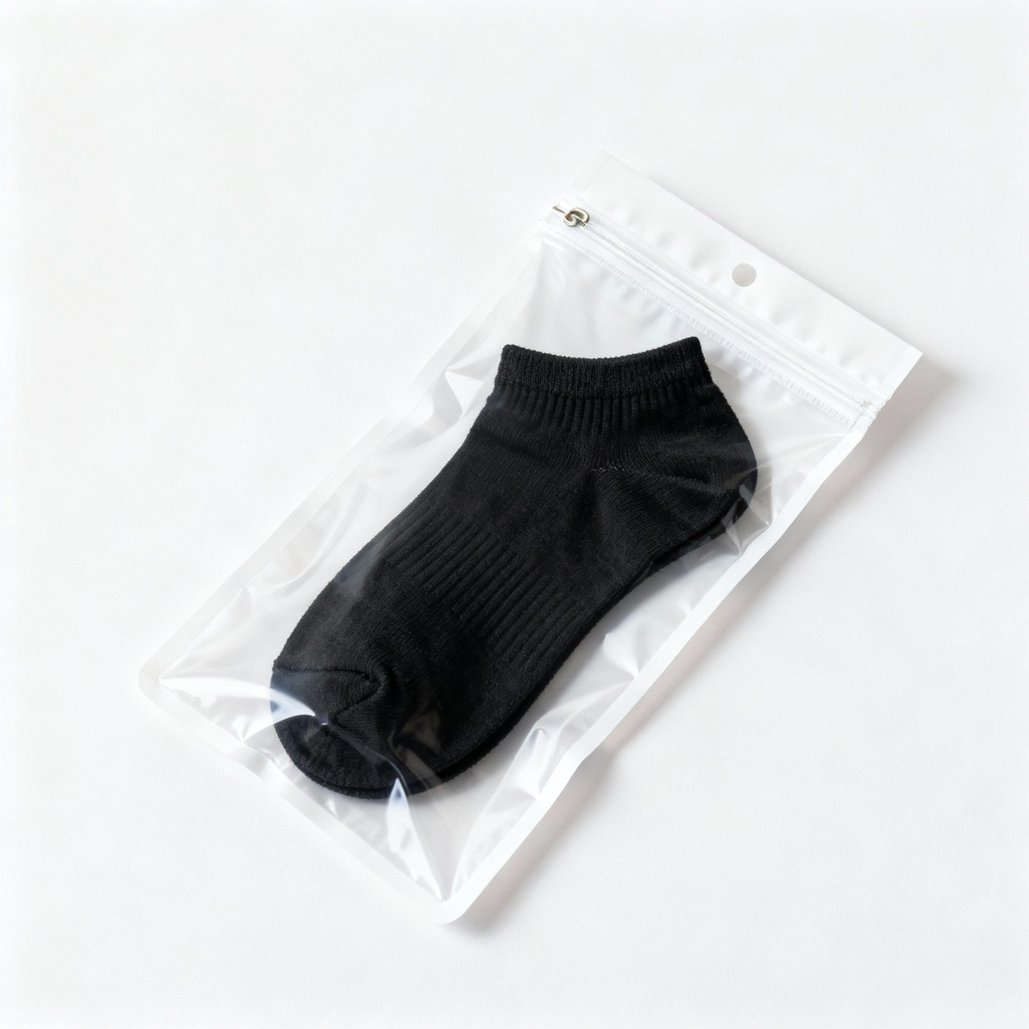 Men's Black Ankle Length Cotton Socks (4 Pairs) Free Size
