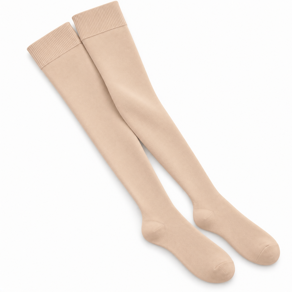 Stretch Fit Thigh High Length Skin Stockings