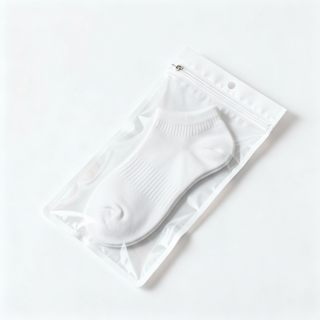 Men's White Ankle Length Cotton Socks (4 Pairs) Free Size